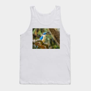 Sacred Kingfisher in my garden Tank Top